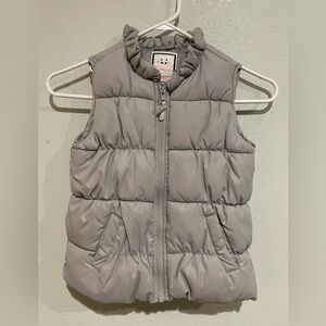 Gymboree Light Gray Puffer Vest for Kids